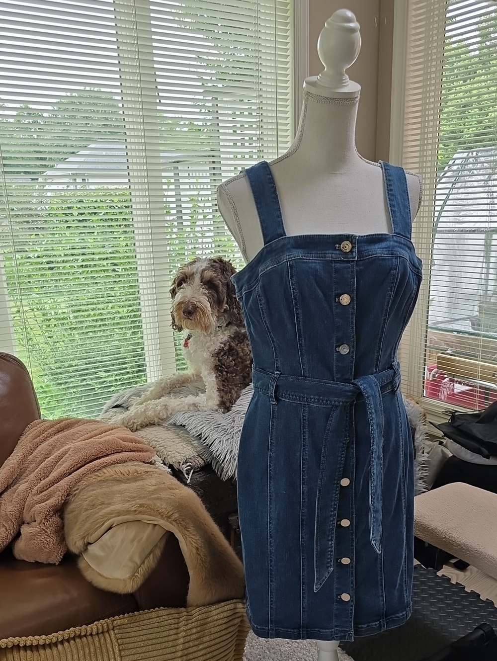 Denim Stretch Dress White House Black Market